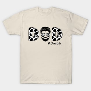 Cow Spots Farmer Dad Life T-Shirt